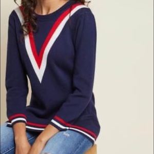 ModCloth Varsity Sweater NWOT!